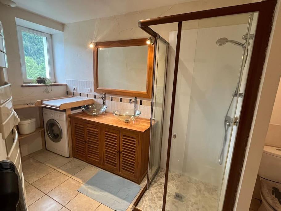Appartement 5 Personnes Avec Espace Plein Air Saint-Maurice-sur-Moselle Luaran gambar